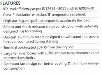 ENERGY EFFICENT MOTORS  IE2 & IE3